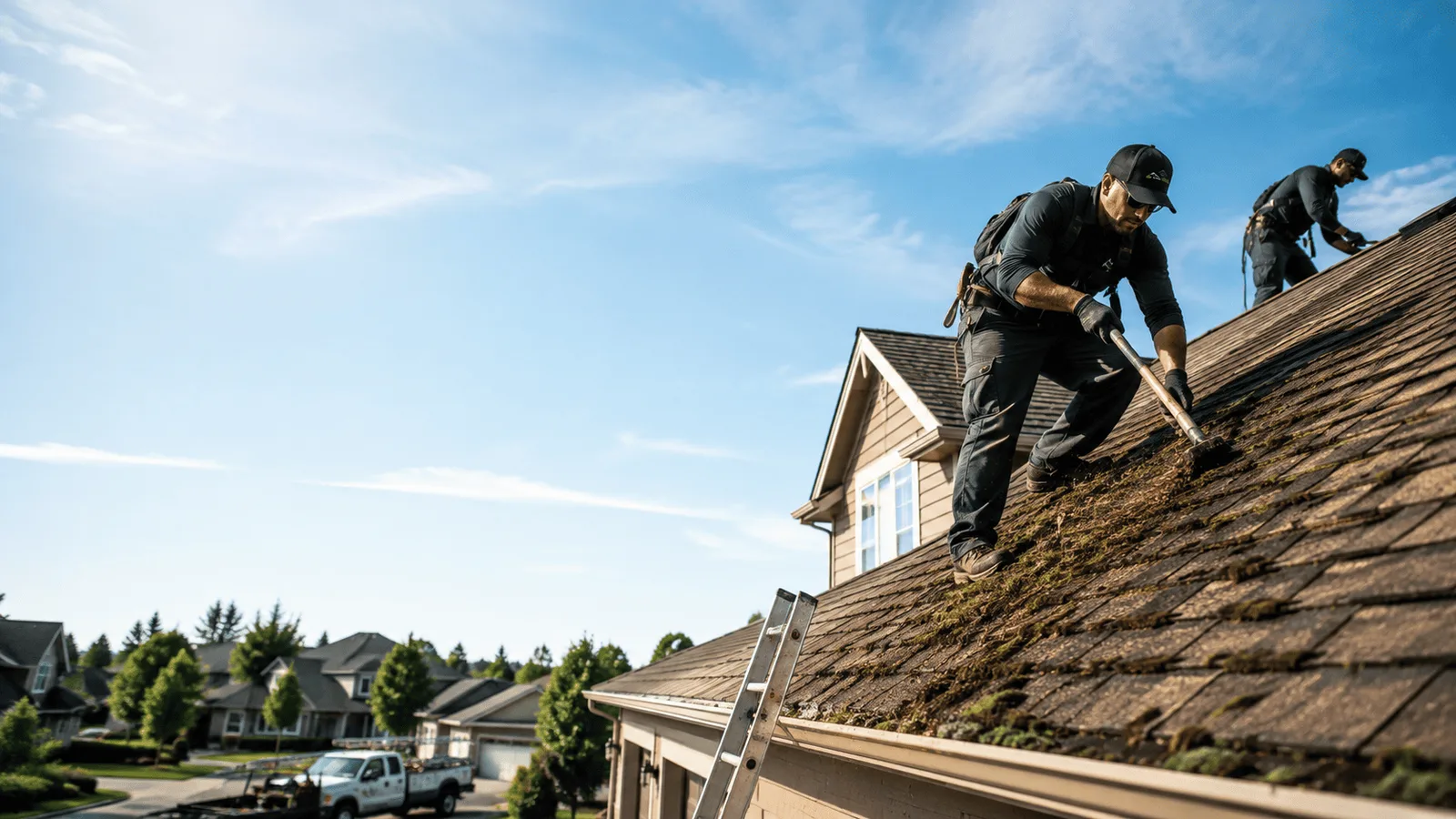 Roof Moss Removal in Central, IN near me